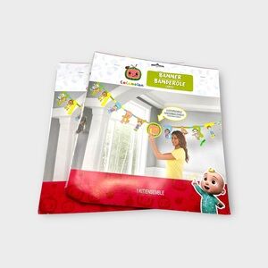 Cocomelon Party Banner - Colorful Home Decoration